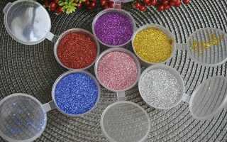 Что такое глиттер и как пользоваться блестками для декора