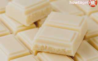 Белый шоколад — польза и вред для здоровья