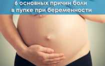 Боль у пупка при беременности