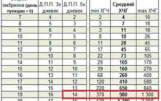 12 дпп хгч норма