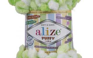 Ализе Пуффи – пряжа для ленивых