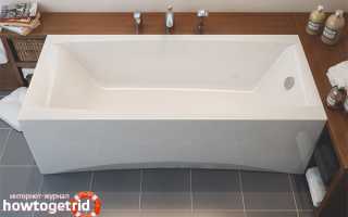 Акриловая ванна — основные плюсы и минусы