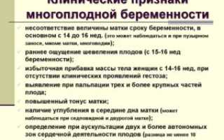 Если беременна двойней какие признаки на ранних сроках