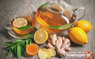 Чай с имбирем от простуды: полезные рецепты