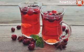 Чай с клюквой – полезные свойства и противопоказания