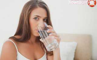 Через сколько после еды можно пить воду?