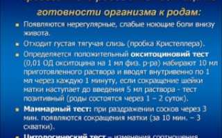 40 неделя предвестники родов